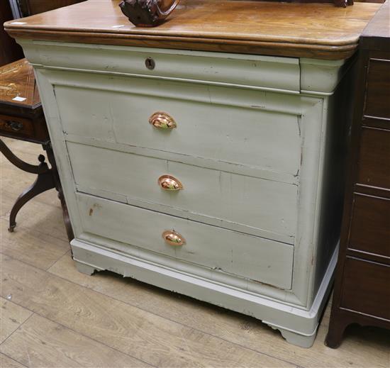 A French painted commode